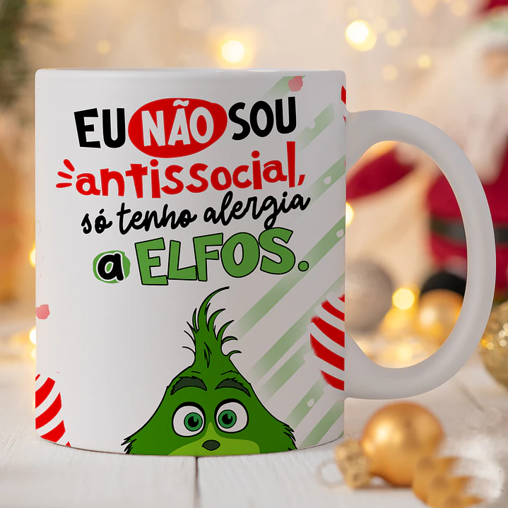 5 Artes Caneca Grinch Debochado Arquivo Png 2
