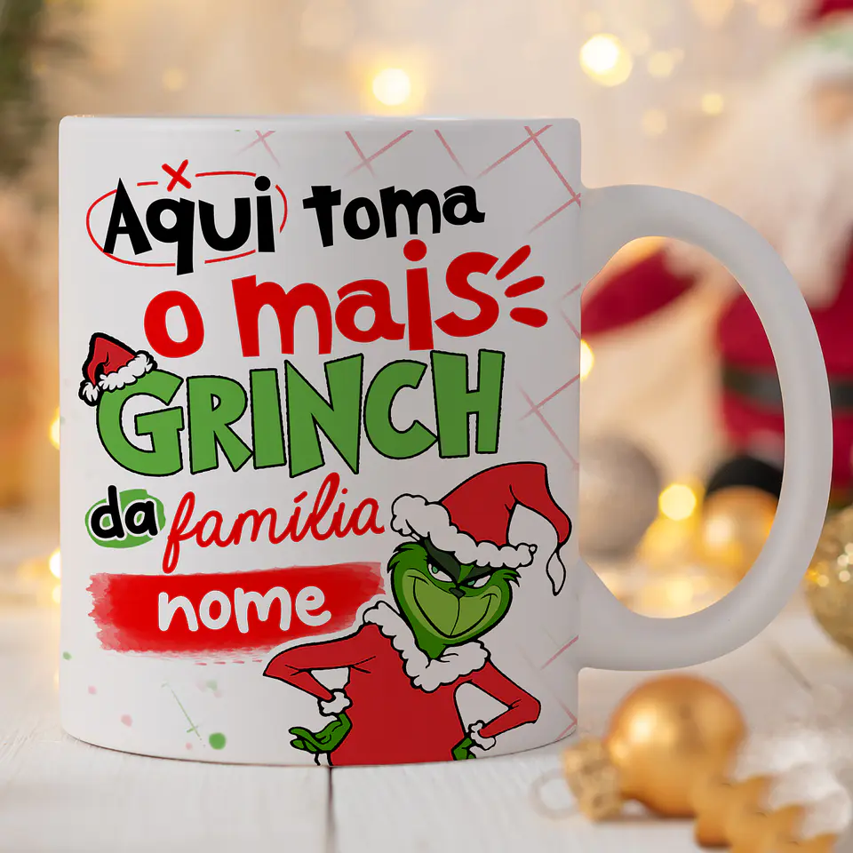 5 Artes Caneca Grinch Debochado Arquivo Png 3
