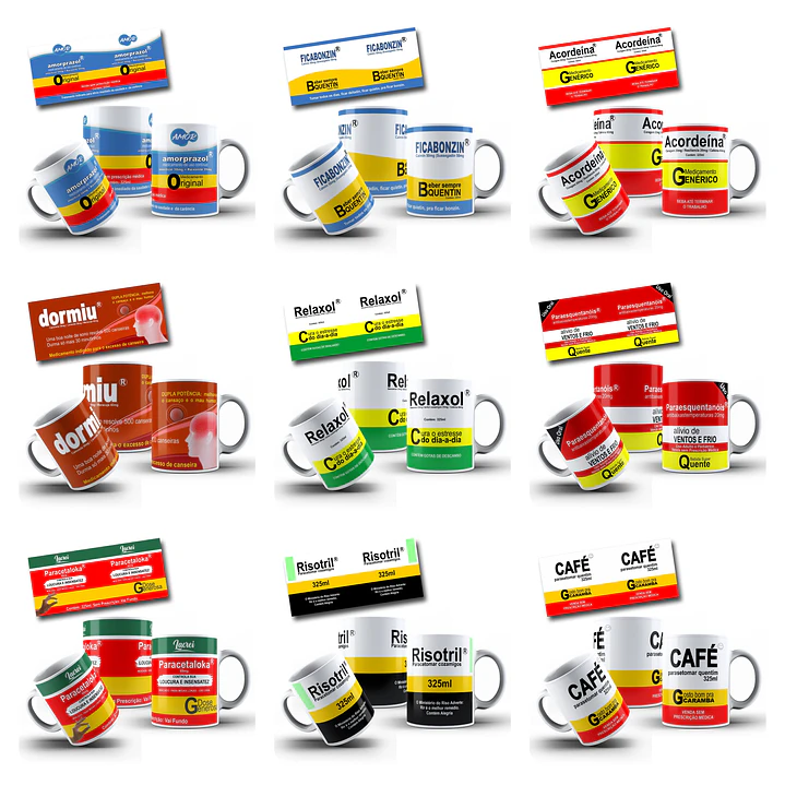 87 Artes para Caneca Remédios Bula Arquivo Editável 10