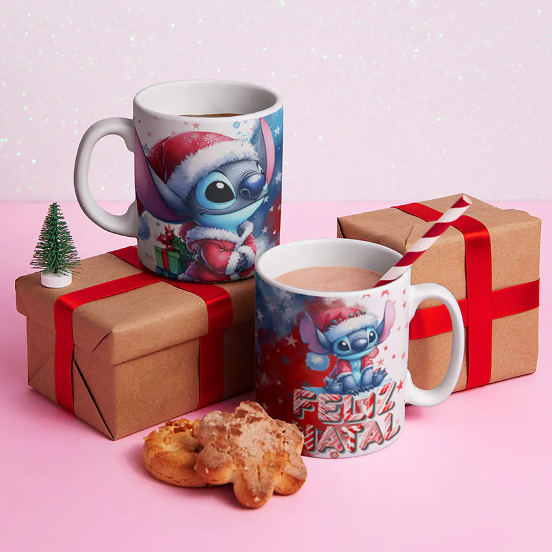 5 Artes Caneca Stitch Natal Arquivo Editável  1