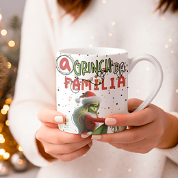 8 Artes para Caneca Grinch Natal Arquivo Editável 