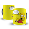 10 Artes para Caneca Natal Simpsons Arquivo Editável 