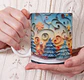 11 Artes para Caneca Natal Cute 3d Arquivo em Jpg - Thumbnail 10
