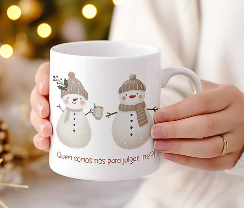 12 Artes para Caneca Natal Minimalista Arquivo Editável