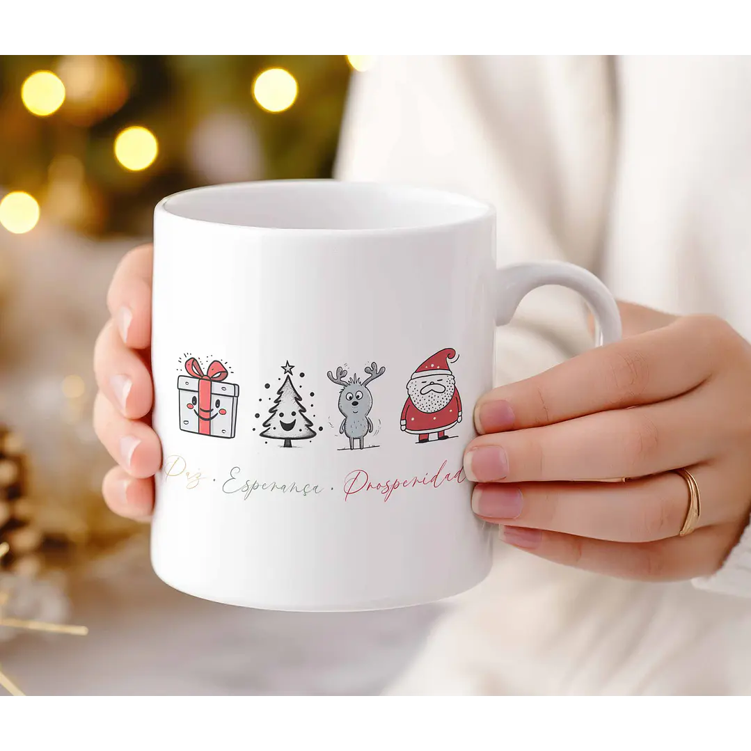 12 Artes para Caneca Natal Minimalista Arquivo Editável 4