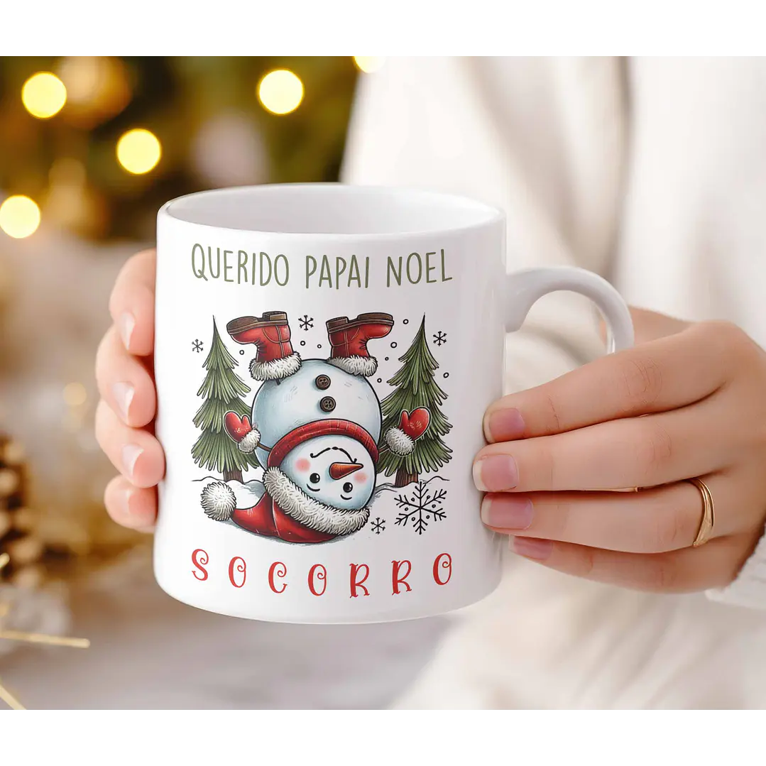 12 Artes para Caneca Natal Minimalista Arquivo Editável 7