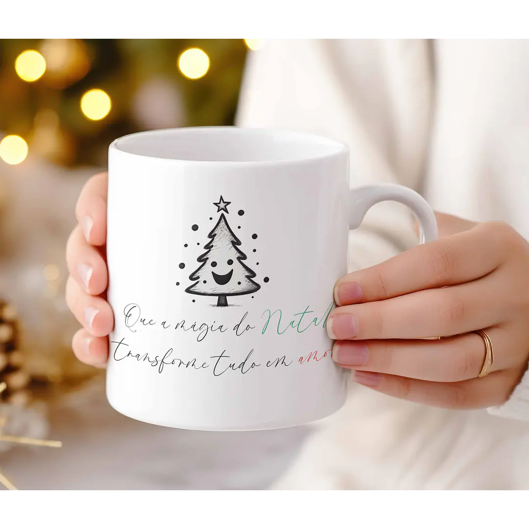 12 Artes para Caneca Natal Minimalista Arquivo Editável 11