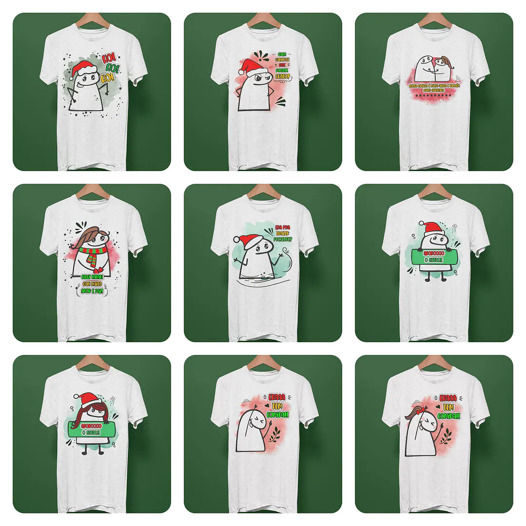 29 Artes para Camisa Flork Natal Arquivo em Jpg 3