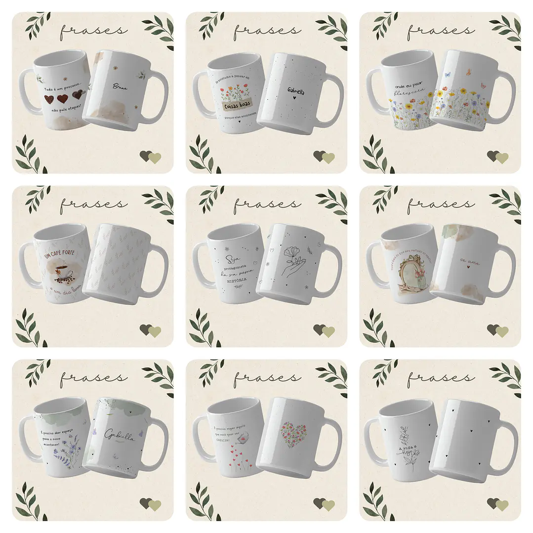 35 Artes para Caneca Frases e Alfabeto Arquivo em Jpg 1
