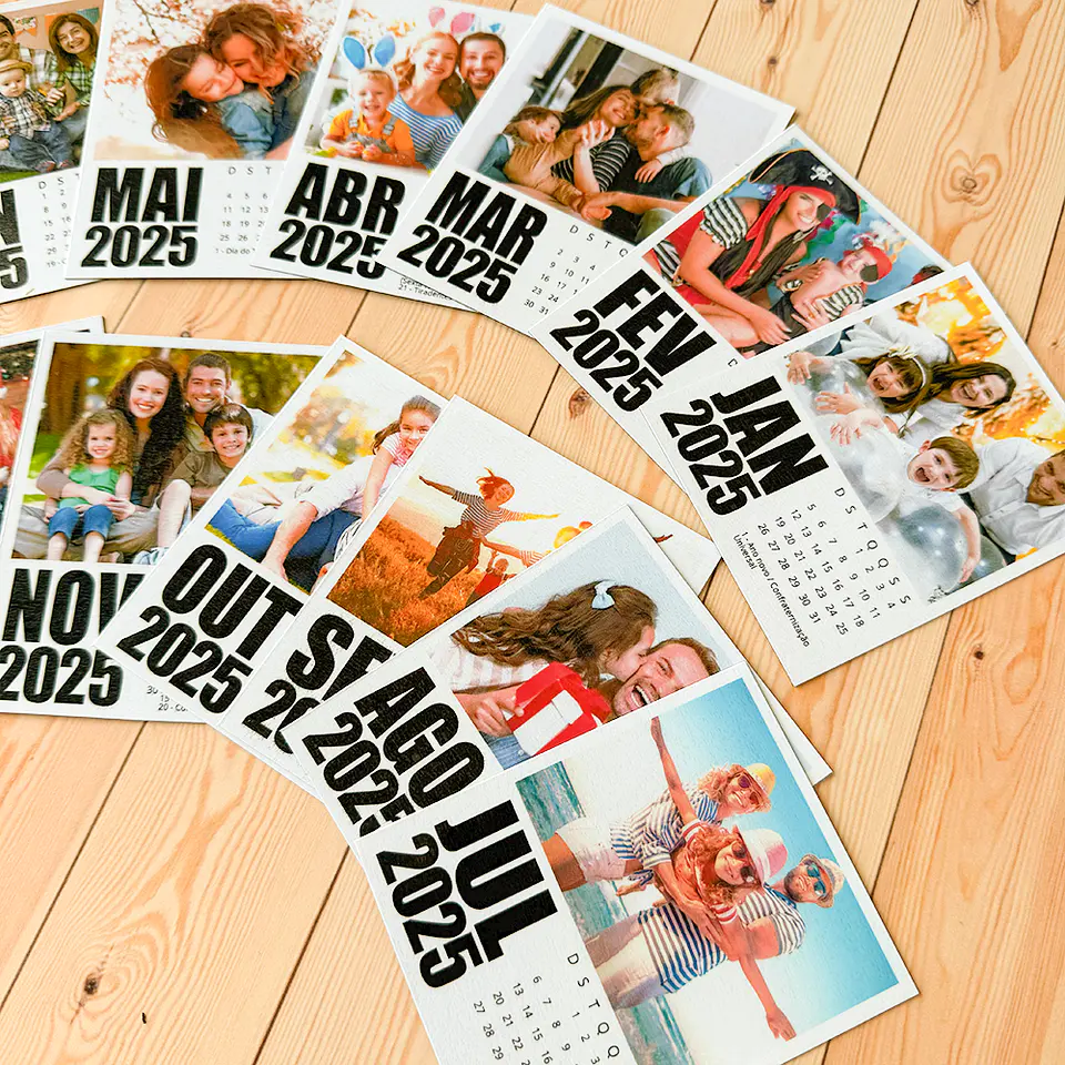 Arquivos Calendário Polaroid 2025 em Png 4