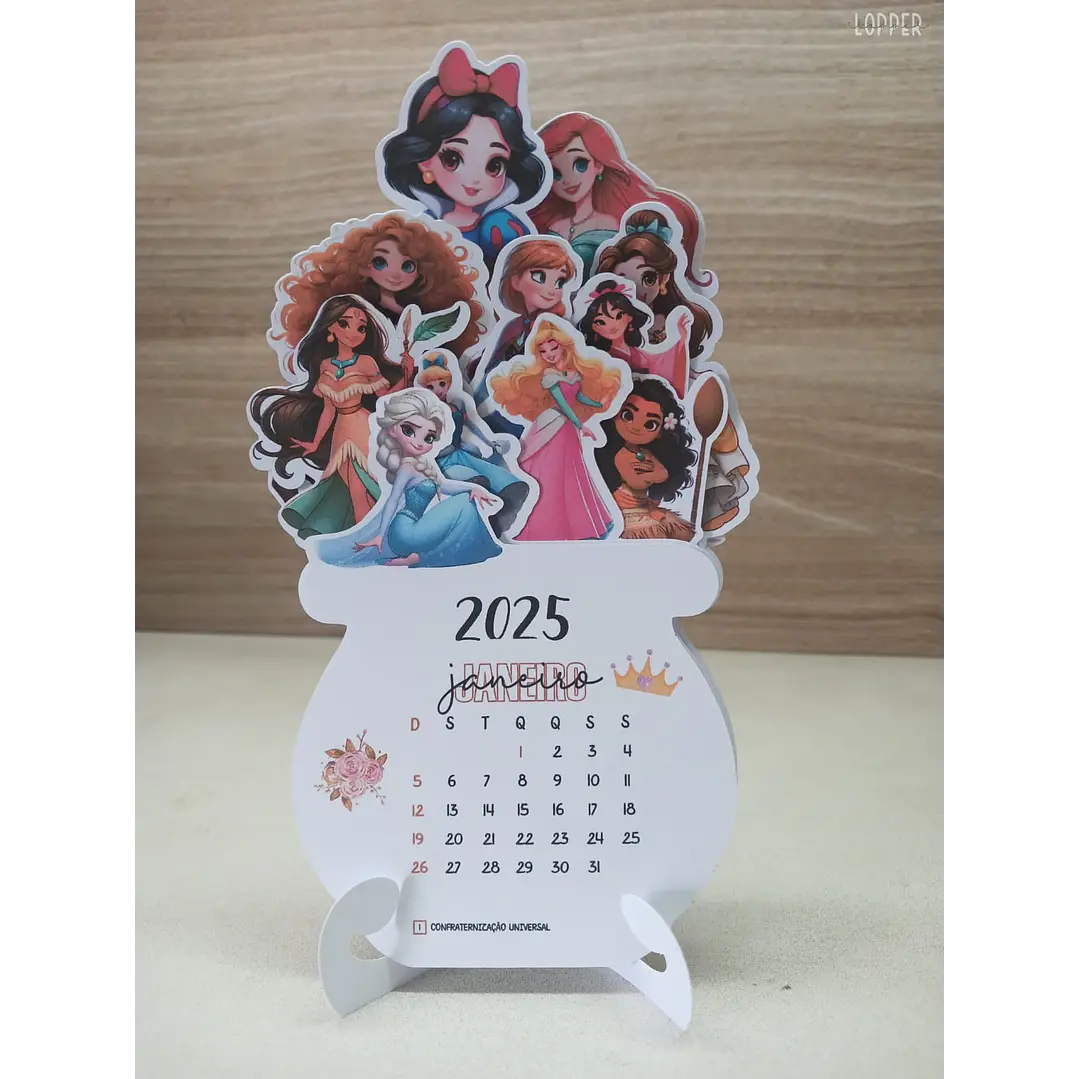 Arquivos Calendários Personagens 2025 em Pdf 3