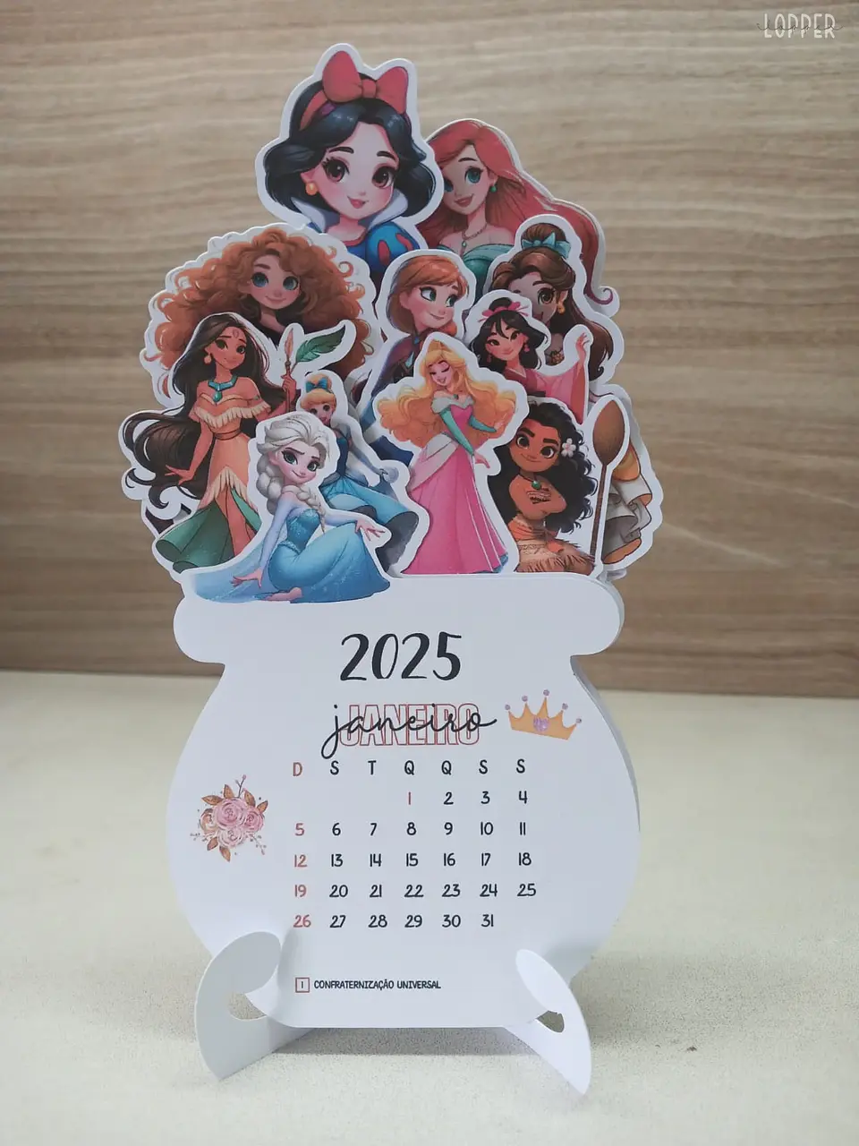 Arquivos Calendários Personagens 2025 em Pdf 3