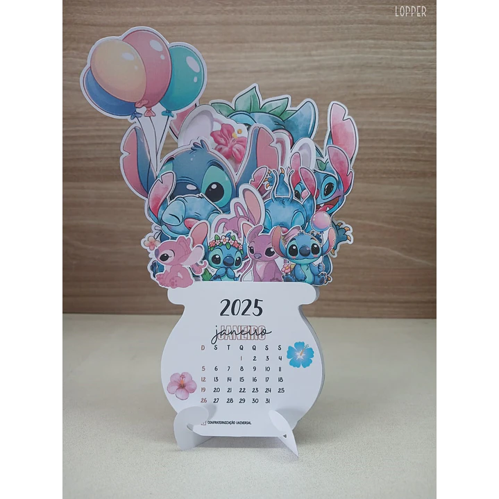 Arquivos Calendários Personagens 2025 em Pdf 4