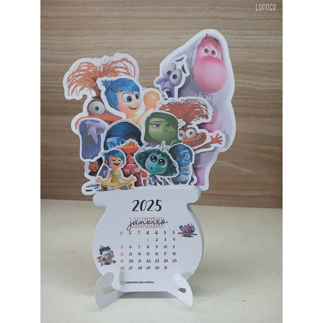 Arquivos Calendários Personagens 2025 em Pdf 5