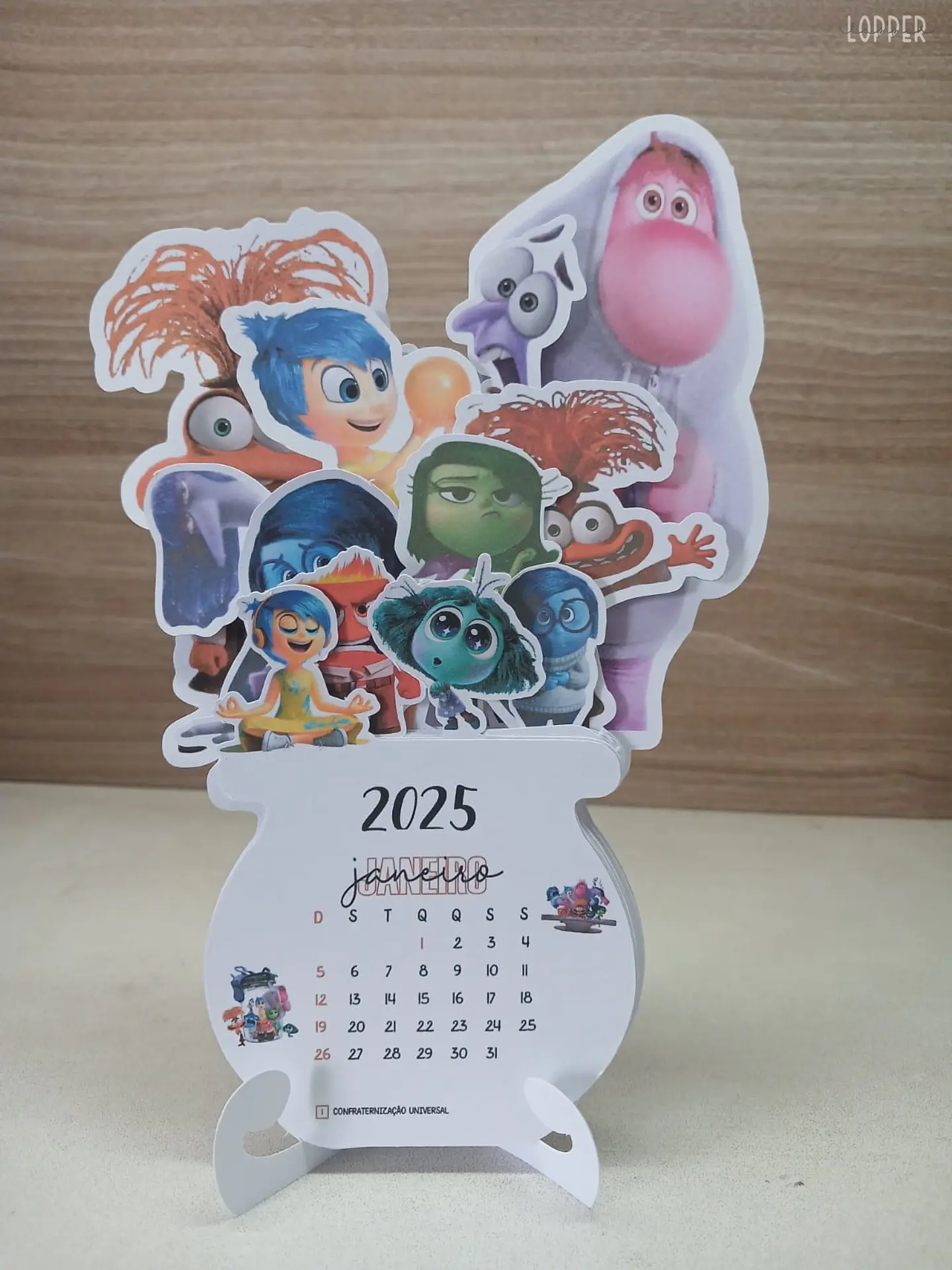 Arquivos Calendários Personagens 2025 em Pdf 5