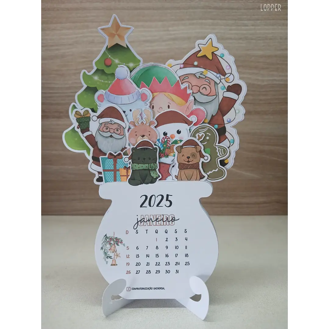 Arquivos Calendários Personagens 2025 em Pdf 1