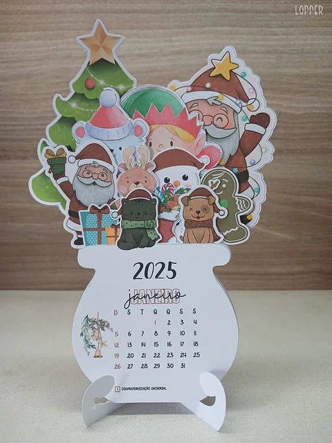 Arquivos Calendários Personagens 2025 em Pdf