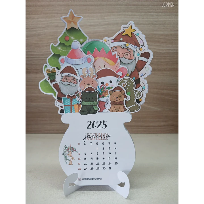 Arquivos Calendários Personagens 2025 em Pdf 1