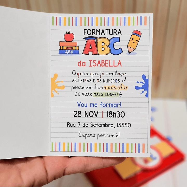 Kit Digital Formatura ABC Arquivos em Png  5