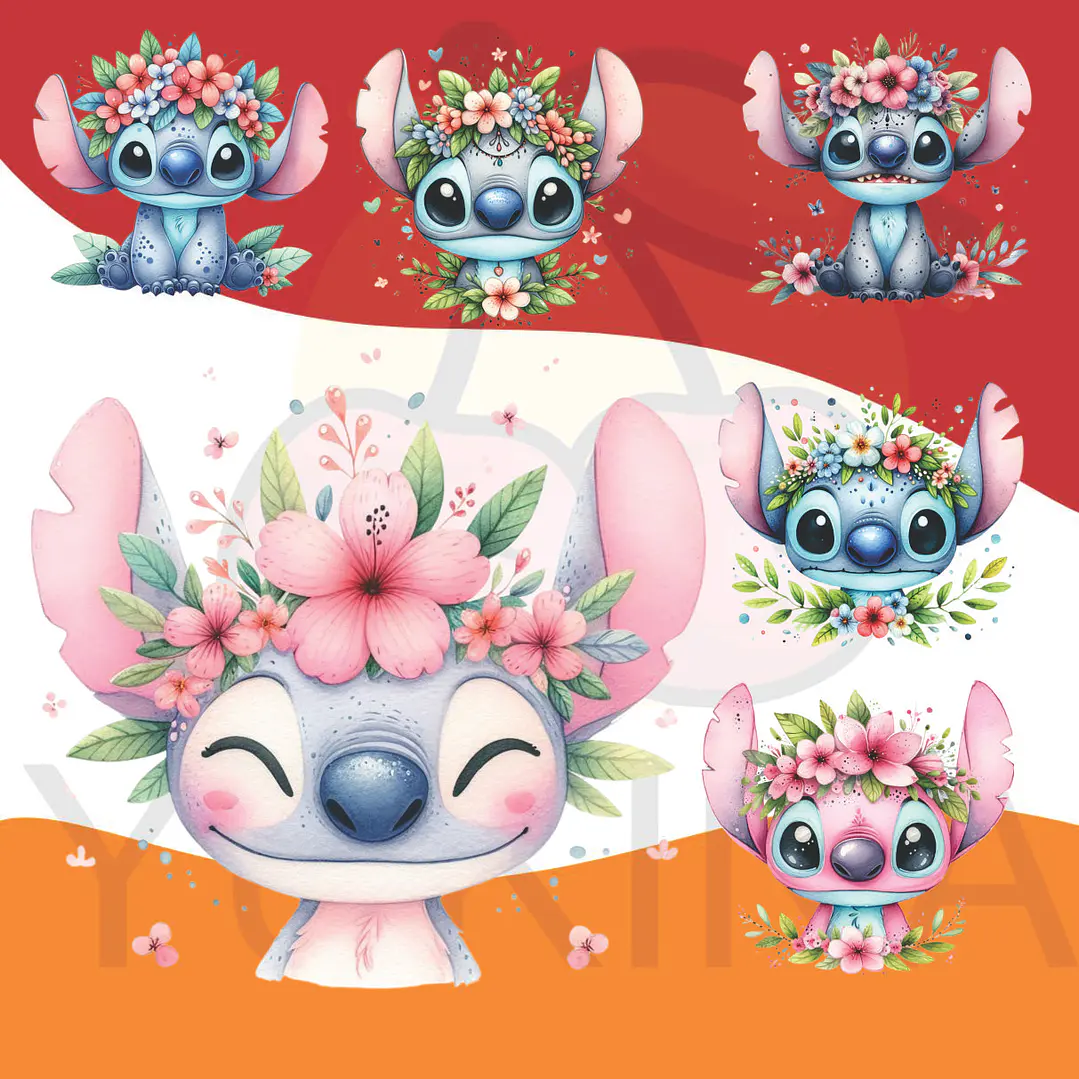 Kit Digital Stitch Arquivos em Png  2