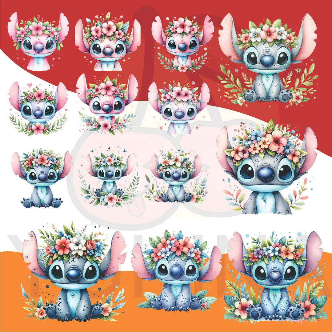 Kit Digital Stitch Arquivos em Png  3