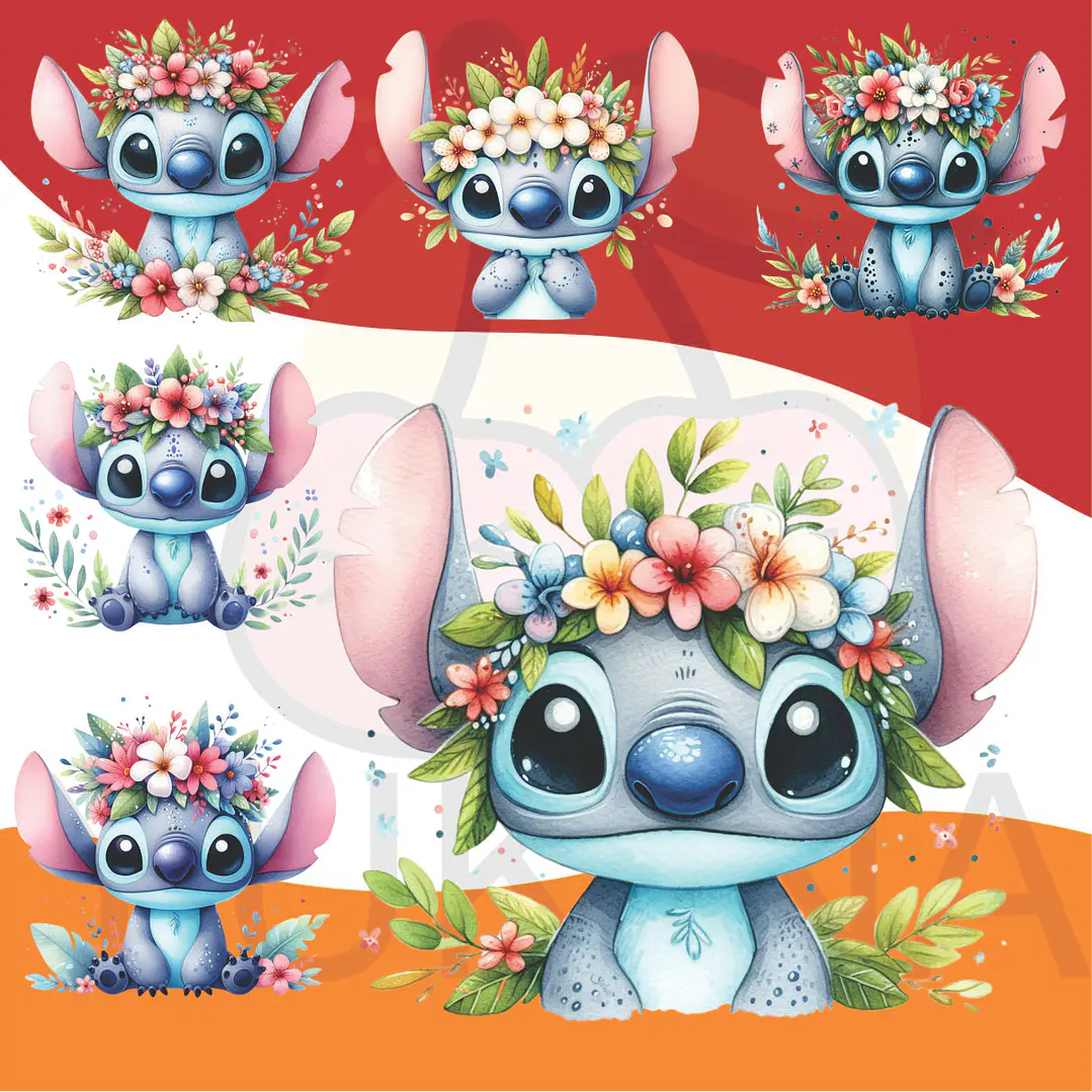 Kit Digital Stitch Arquivos em Png  4
