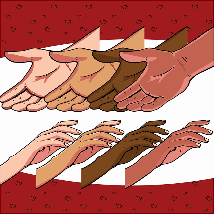 Kit Digital Mãos e Frases Dia dos Namorados Arquivos em Png 2