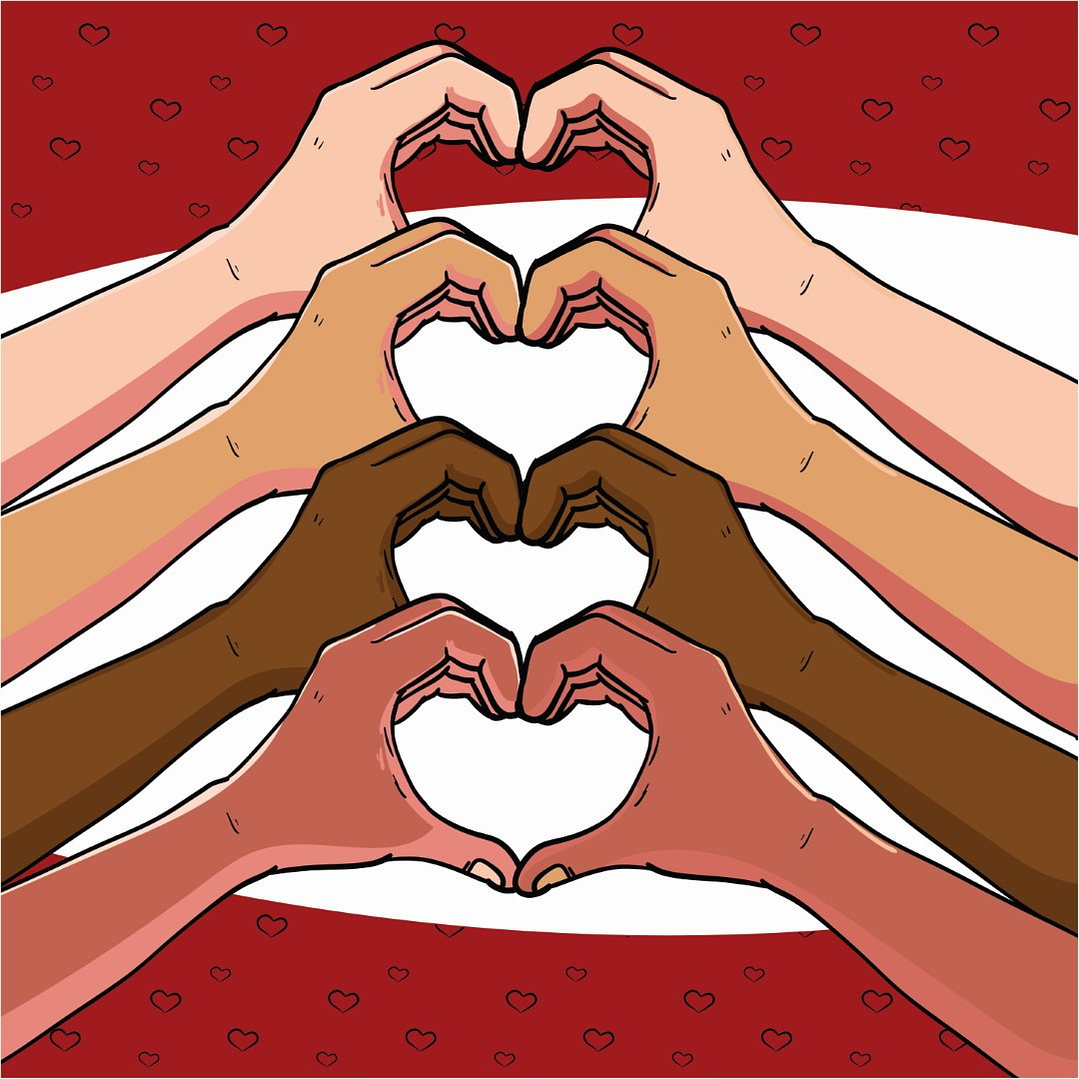 Kit Digital Mãos e Frases Dia dos Namorados Arquivos em Png 1