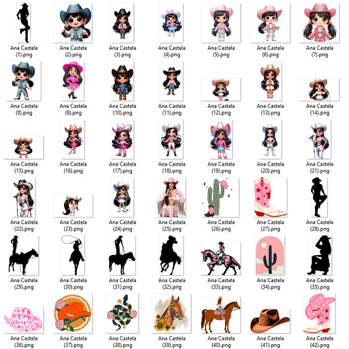 Kit Digital Ana Castela Arquivos em Png   2