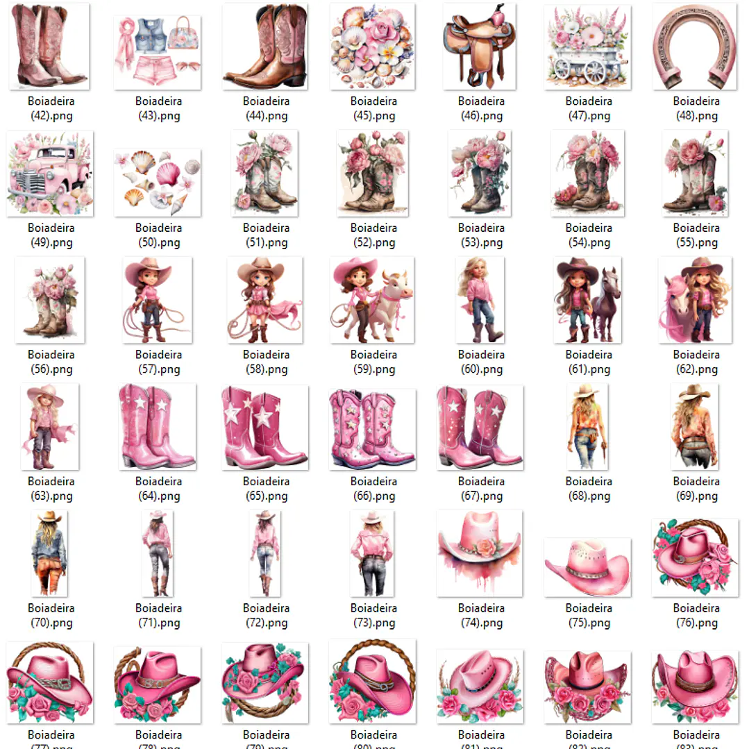 Kit Digital Ana Castela Boiadeira Arquivos em Png  2