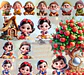 Kit Digital Branca de Neve Cute em Png - thumbnail 1