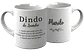 4 Artes para Caneca Promovido a Dindo e Dinda Padrinhos Arquivo em Jpg  - Miniatura 1