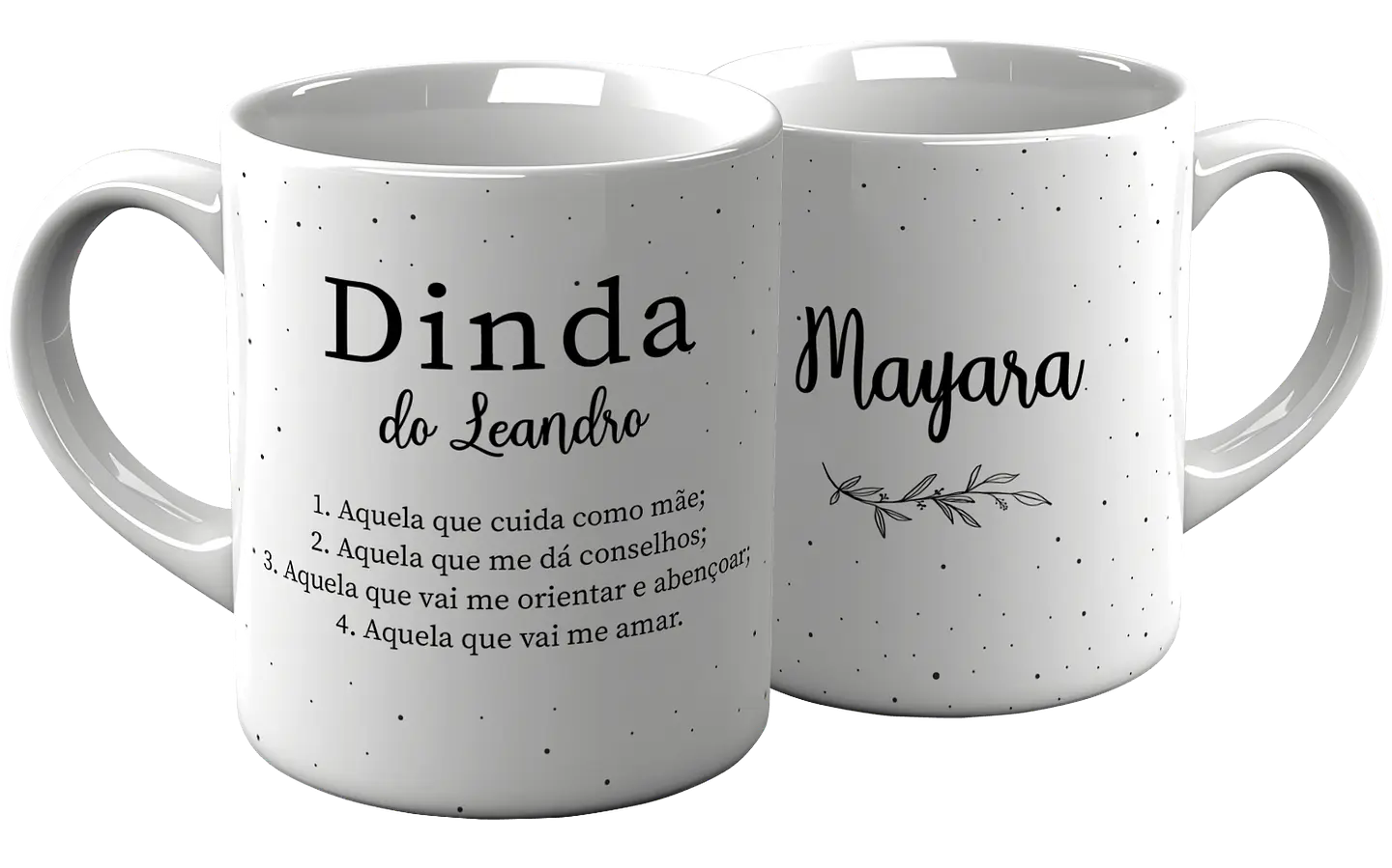 4 Artes para Caneca Promovido a Dindo e Dinda Padrinhos Arquivo em Jpg  2