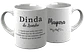 4 Artes para Caneca Promovido a Dindo e Dinda Padrinhos Arquivo em Jpg  - Miniatura 2