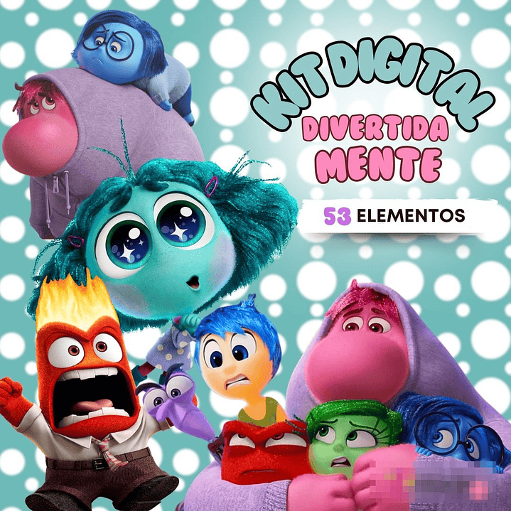 Kit Digital Divertidamente em Png  1