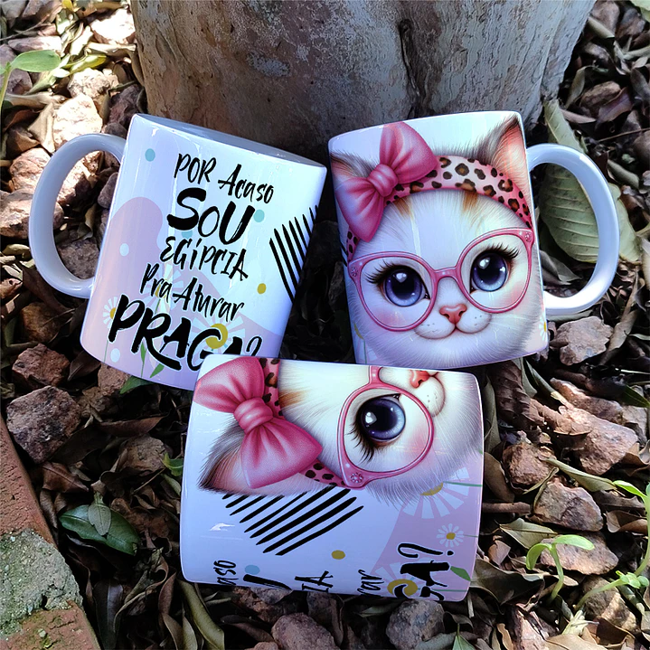 5 Artes para Caneca Frases Deboche Animais Arquivo Editável 3