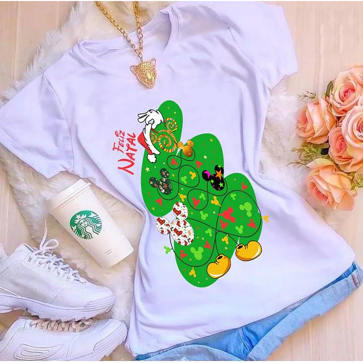 10 Artes para Caneca e Camisa Natal Mickey e Minnie Arquivo Editável  3