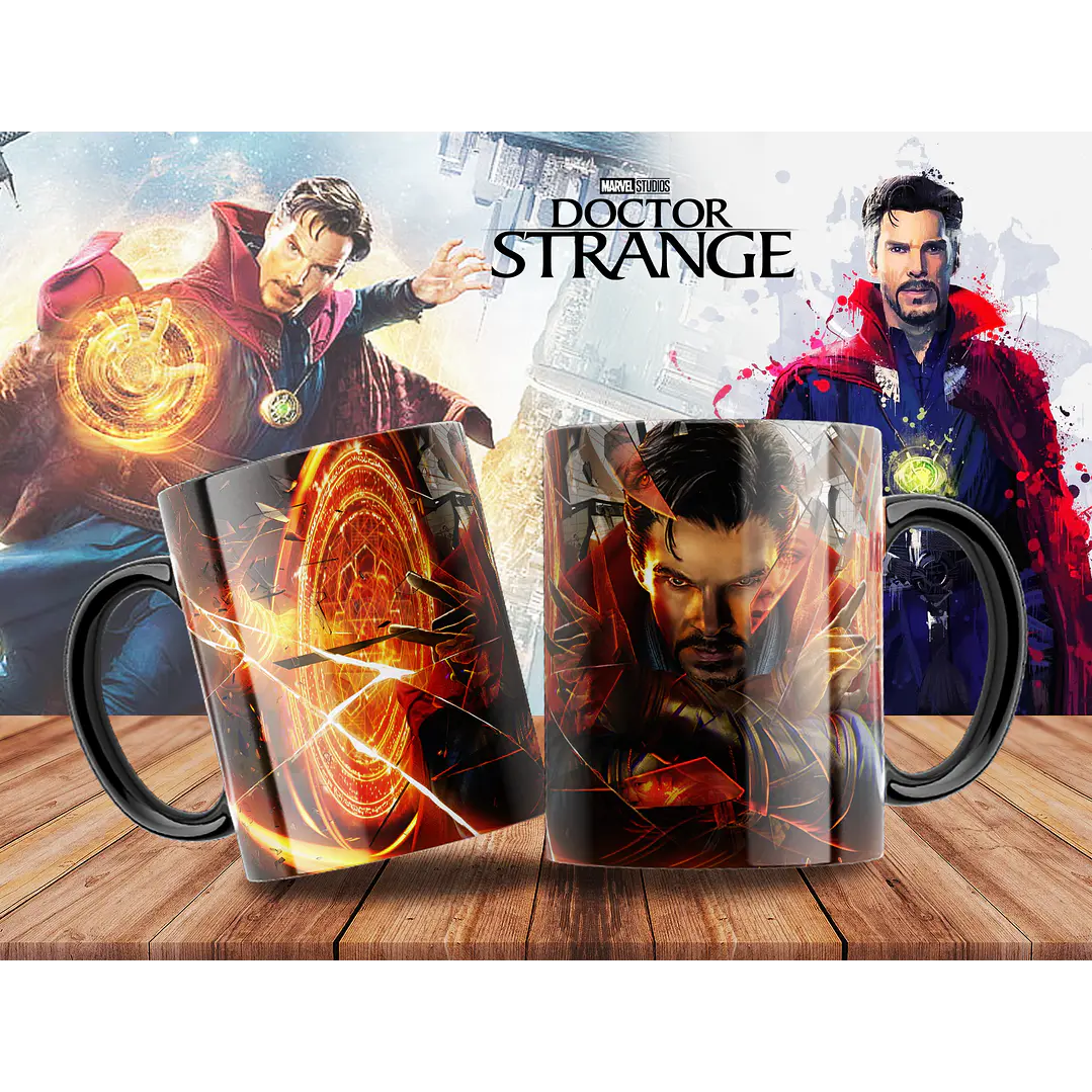 10 Artes para Caneca Doctor Stranger Arquivo Editável 4