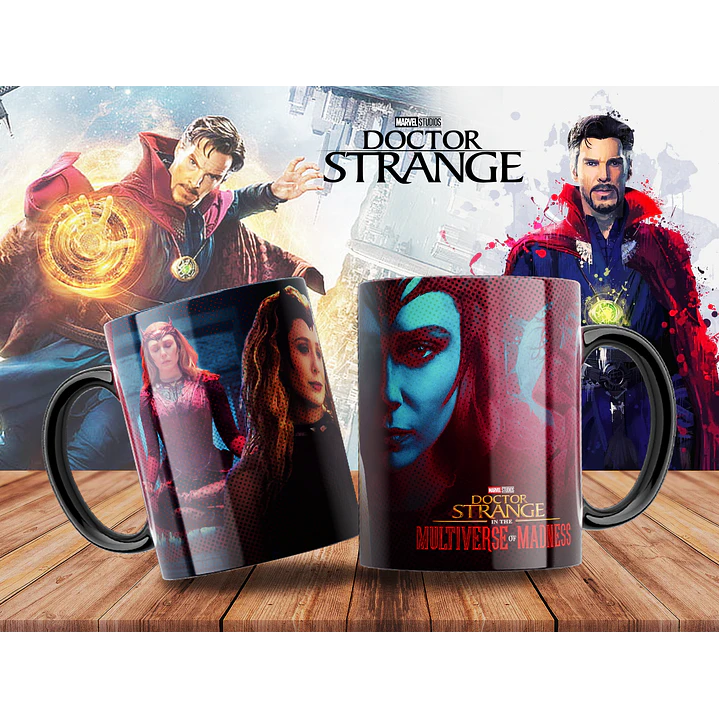 10 Artes para Caneca Doctor Stranger Arquivo Editável 7