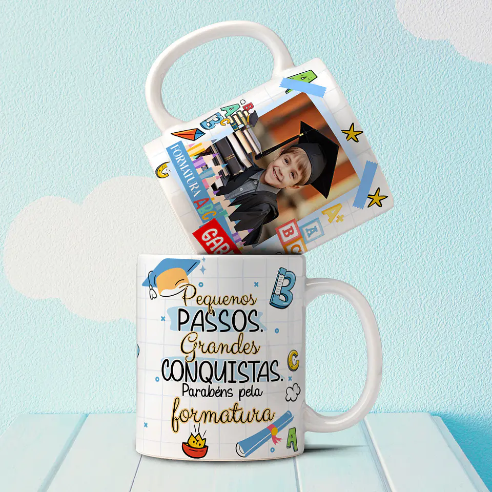 10 Artes para Caneca Formatura ABC Arquivo Editável 2