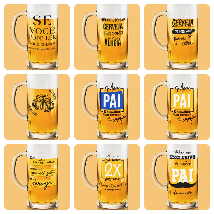 16 Artes para Caneca Dia dos Pais Arquivo em Jpg 2