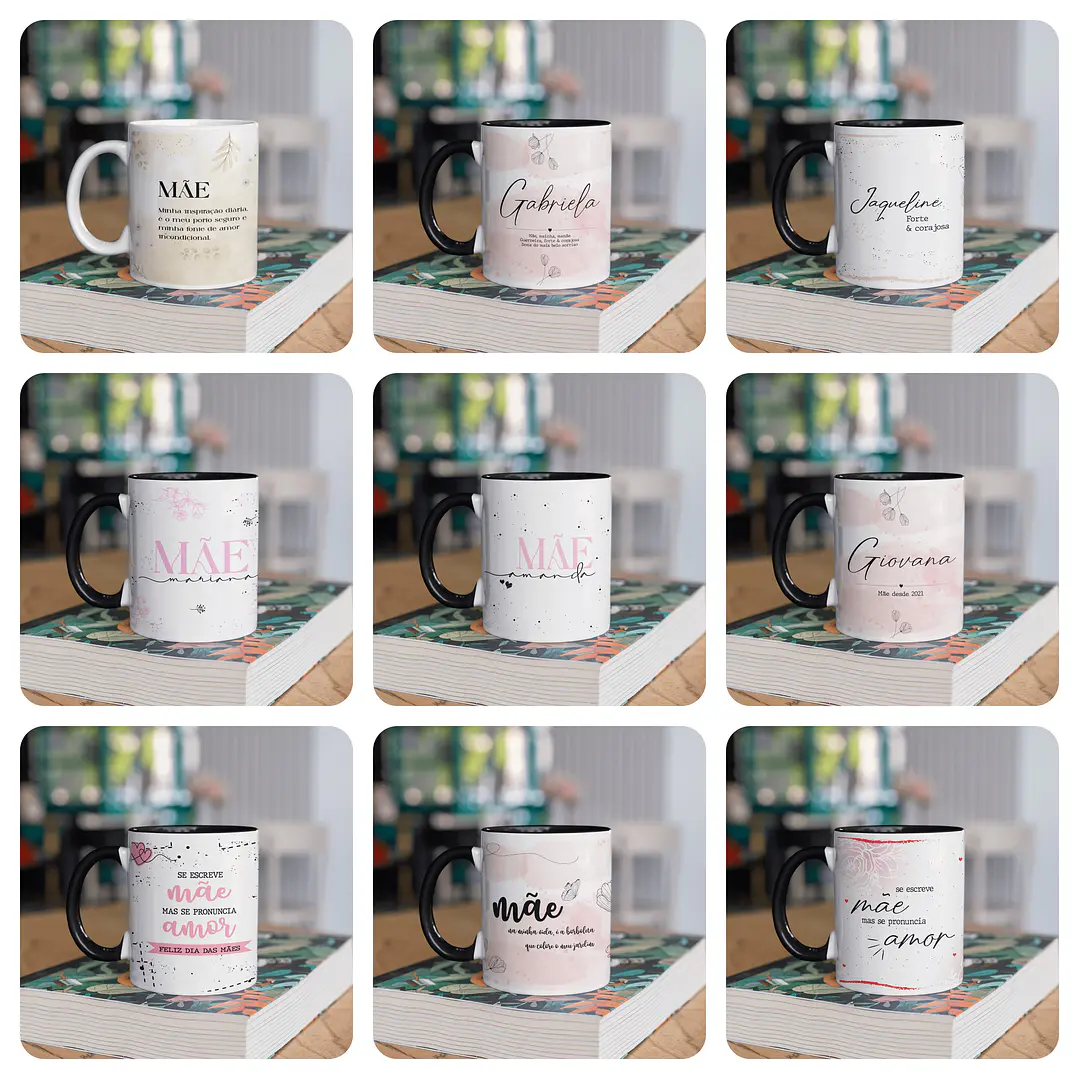20 Artes para Caneca Dia das Mães Arquivo em Jpg 2