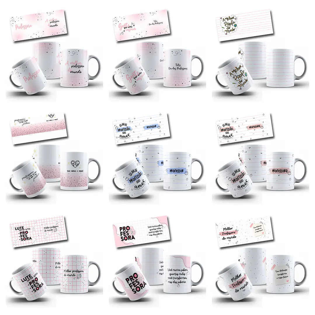 25 Artes para Caneca Dia dos Professores Arquivo em Jpg 2