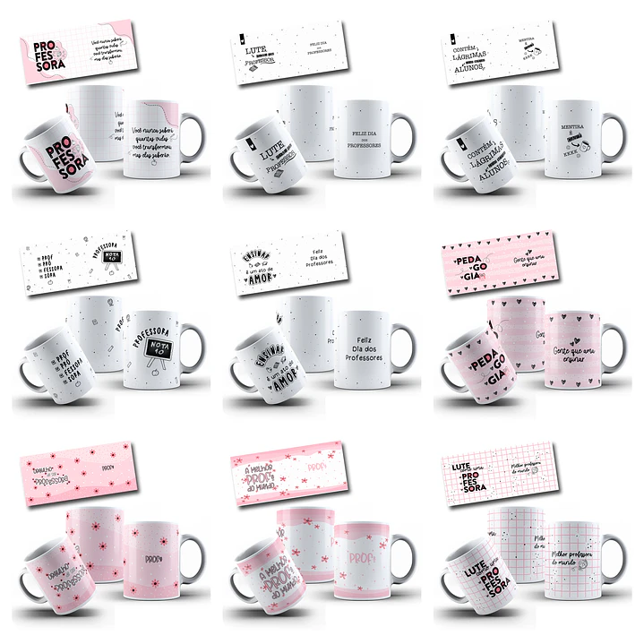 25 Artes para Caneca Dia dos Professores Arquivo em Jpg 1