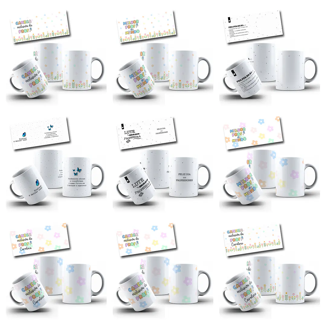 25 Artes para Caneca Dia dos Professores Arquivo em Jpg 3