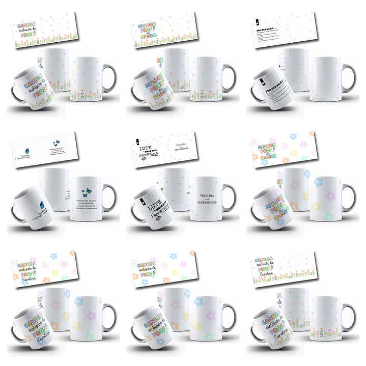 25 Artes para Caneca Dia dos Professores Arquivo em Jpg 3
