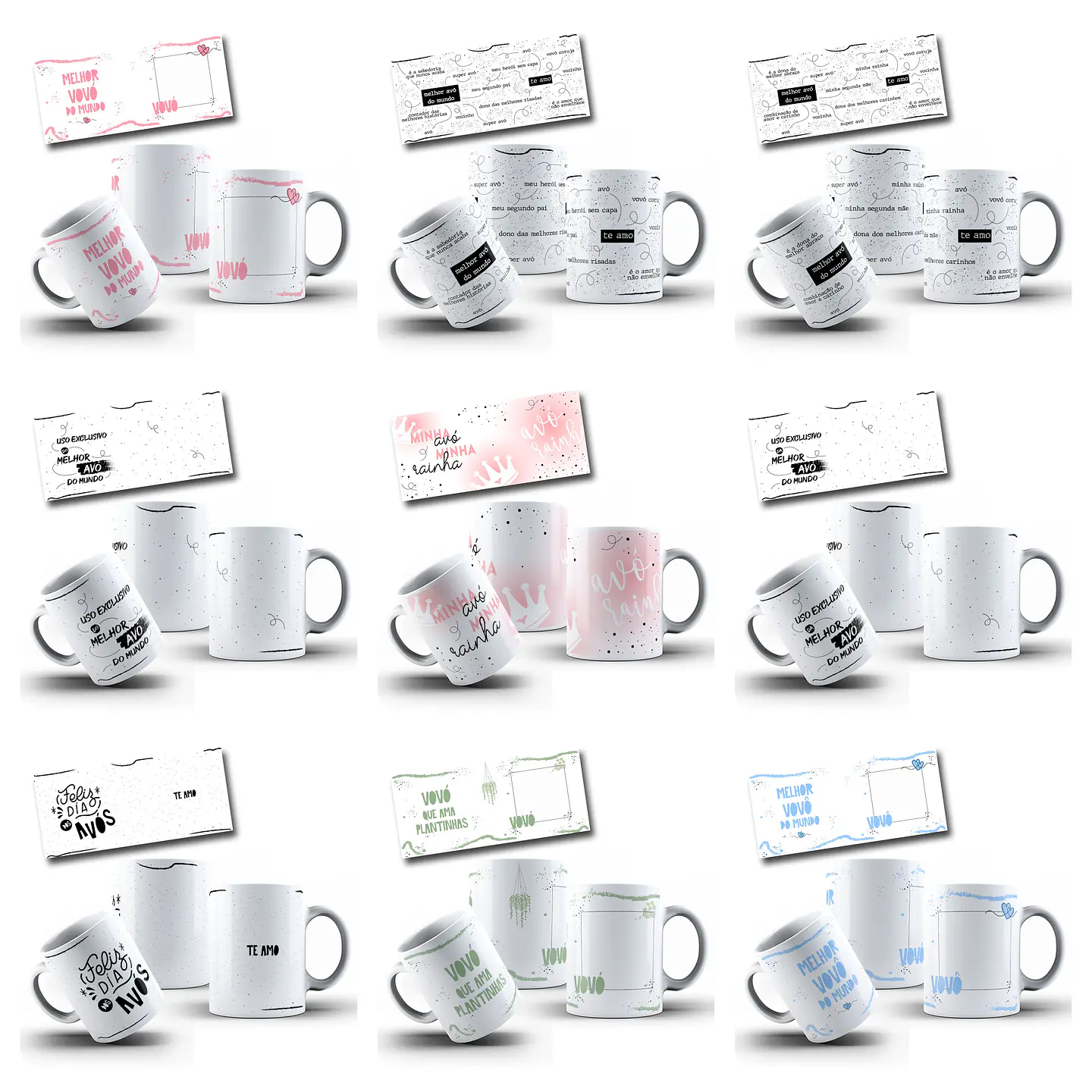 32 Artes para Caneca Dia dos Avós Arquivo em Jpg 1