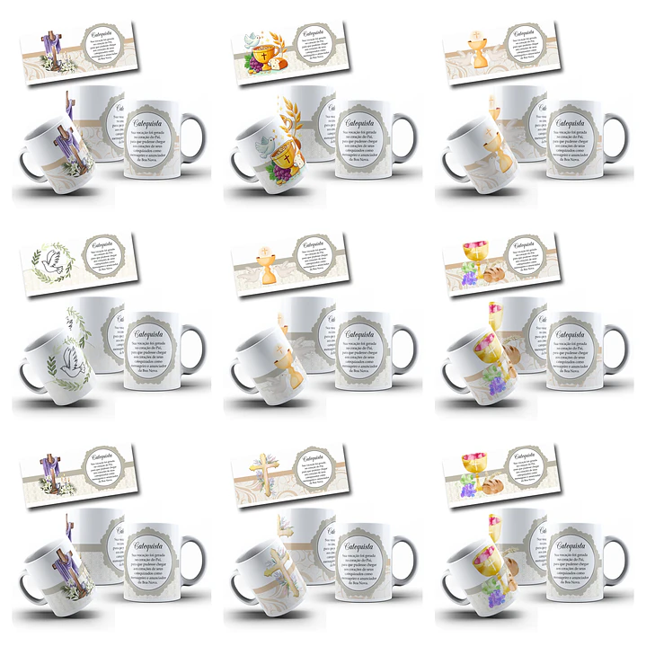 36 Artes para Caneca Catequista Arquivo em Jpg 2