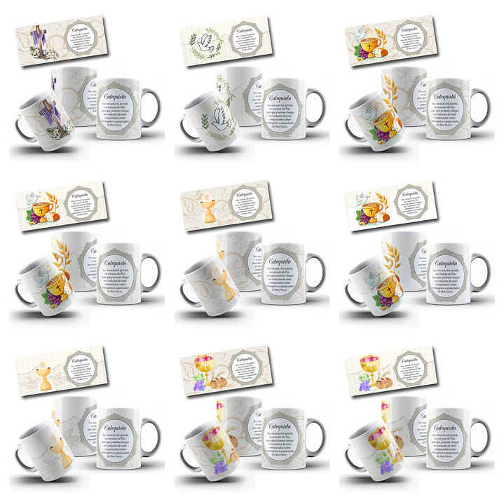 36 Artes para Caneca Catequista Arquivo em Jpg 3