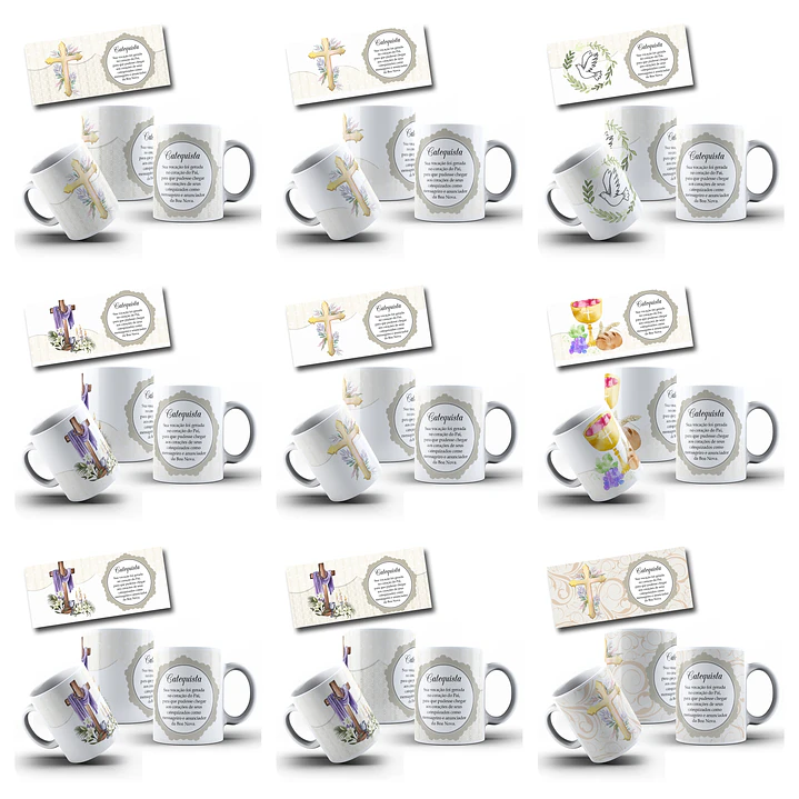 36 Artes para Caneca Catequista Arquivo em Jpg 4
